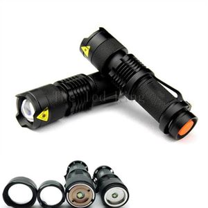 6000 Lums Q5 L2 LED Lanterna Tática Lanterna Zoom LED Lanterna À Prova D' Água Tocha Luz Para AA 14500 Recarregável243e1254294207P