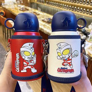 Ultraman Children's Insulation Boys' Cup with Straw 316 Food Grade Kindergarten School Special Water Bottle