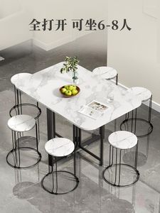 Kamp mobilyaları katlanır yemek masası ev küçük daire ultra ince basit çok fonksiyonlu mutfak