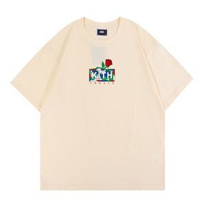 Kith T Shirt Floral Klasik Kutu Erkekler Tasarımcı Tişörtleri Tee Egzersiz Gömlekleri Erkekler İçin T-Shirt%100 Pamuk Kith Tom Jerry Tshirts Vintage Kısa Kollu Çocuk Sneaker 440