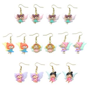 Charm Princess Earring For Women Harts Cartoon Drop Earrings Children Handgjorda smycken DIY -gåvor Leverans SMTA5