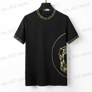 Tシャツ2022デザイナーメンズTシャツソフトコットン短袖Tシャツ刺繍防止ファッションカジュアルメンズ衣料品アパレルTEES T230614