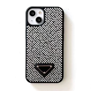 Luksusowe losy telefoniczne dla iPhone 15 Pro Max 14plus 13PROMAX 12 11 Projektant mody Bling Bringling Rhinestone Diamond Case Klejnot 3D Crystal Women Cover