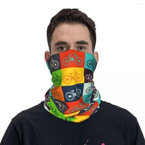 Eşarplar Bisiklet Retro tarzı Bike Bandana Boyun Gaiter Maske Maske Eşarp Çok Kullanımlı Bisiklet Binicilik Erkek Kadınlar İçin