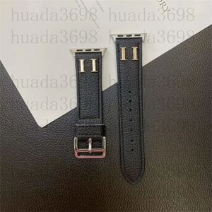 Moda HH Tasarımcı Apple Watch Band 49mm Band 41mm 45mm 40mm 44mm 42mm 38mm Orijinal Deri Saat Bankası Iwatch Serisi 8 7 6 5 4 3