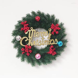 Decorative Flowers Artificial Wreath Berries And Baubles Festive Party Home Decoration Door For Christmas Year
