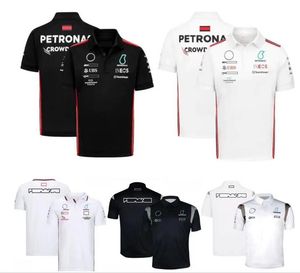 Summer Formel 1 Polo Shirt Outdoor Racing Kort ärm T-shirt Samma stilanpassning