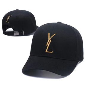 Mode baseball cap brev logotyp y män och kvinnors utomhussporthatt 16 färg broderad mössa justerbar passform caps272o282b