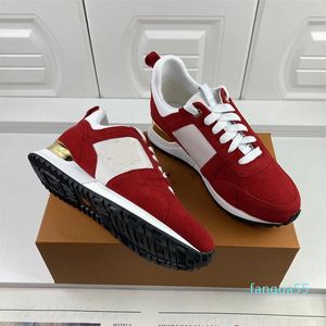 2023 Top Hot Men Womens Fashion Shoes Schnürpatrant-Plattform Designer Sneaker Schwarzes echtes Leder