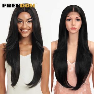 Synthetic Lace Front Wigs For Black Women Heat Resistant Straight Orange Pink Blonde 13x4 Lace Front Cosplay Wigs 230524