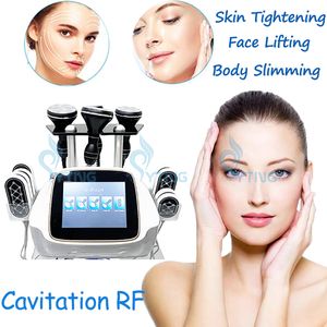 5 i 1 kroppsform Vakuum RF 40K Cavitation Machine Firm Face Face Tighting Lipo Laser Body Slimming