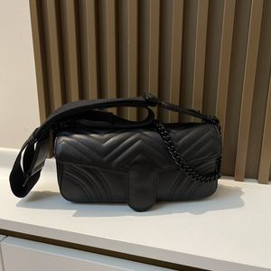 Designer-Handtasche für Damen, Umhängetaschen aus echtem Rindsleder, 26,5 x 13 x 7 cm