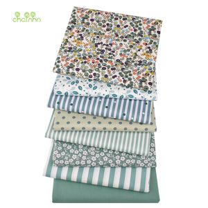 Tessuto Stampato Twill Tessuto di cotone Pisello Colore verde Serie Patchwork Vestiti per cucito fai da te Quilting Biancheria da letto per bambini Materiale 230613