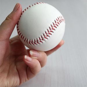 Balls White Standard 9" Soft Leather Cork Center BaseBall Ball Exercise Practice Trainning Base Balls Softball Sport Team Games 230613