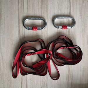 Fasce di resistenza Set completo di accessori cintura yoga prolunga yoga cinghia corda catena a margherita fibbia di sicurezza carabina per volo aereo altalena yoga 230613