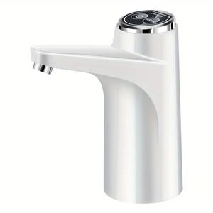 Dispenser per bottiglia d'acqua da 1pc Pompa per bottiglia d'acqua da 5 galloni, tubo dell'acqua da 19,69 pollici, pompa per acqua potabile automatica con ricarica USB Distributore di acqua elettrico portatile