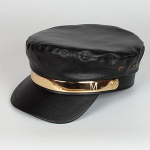 Bollkapslar koreanska eleganta basker Flat Top Solid Color Black Sports Baseball Hats för damer och män grossist