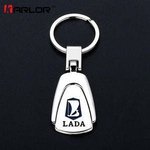För LADA Metal Key Chain KEYCHAIN ​​Auto Key Ring Accessories Car Styling för Lada Granta Niva Priora Kalina 2 Largus Vesta Xray8240259M