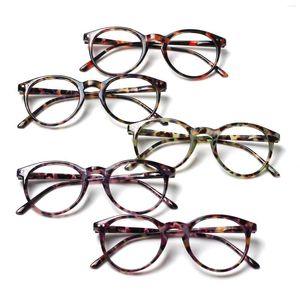 サングラスは女性のための読み取りメガネファッションラウンドアンチブルーライト快適な軽量の高品質の処方眼鏡