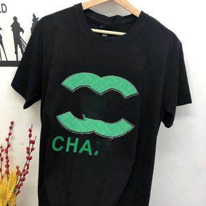 Designer Channel Women T Shirt Shorts Short Sleeve Casual Sports Couple Relaxed Korean Version T Shirts Fashion Small