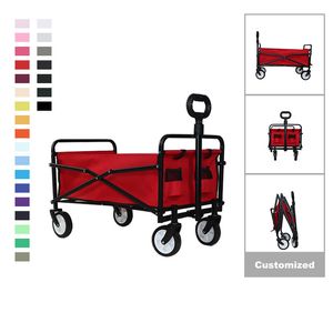 Depolama sepetleri açık römork katlama arabası kamp balıkçılık aracı taşınabilir alışveriş 230613