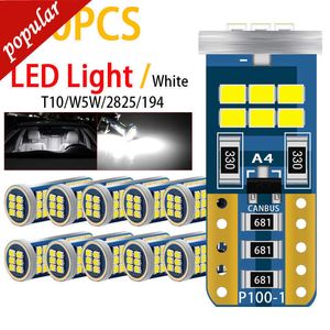 Novo 100Pcs T10 W5W 194 168 Interior do carro Cúpula Lâmpada de estacionamento Lâmpada de matrícula Luz de leitura Tronco Apuramento Lâmpada Branco 12V Alto Brilhante Novo