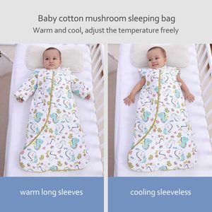 Sleeping Bags Spring Autumn Bag For Baby Pure Cotton Pajamas Newborn Boys Girls Clothes 0-5T