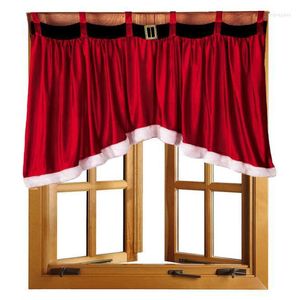 Gardin tungt tygdusch trendiga gardiner för sovrum dekorativt hem dörr fönster draperi juldekor