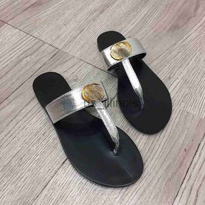 Terlik Tasarımcı Terlik Çifte G Thong Flip Flop Marka Kadınlar Slaytlar En Yeni Sandalet Kadın Ayakkabı Yaz Plajı Kapalı Açık Slayt Düz Klasik Slid J230614