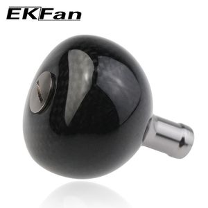 Baitcasting Reels EKFan High Quality 38MM 45MM 48MM Carbon Fiber Fishing Reel Handle Knobs For SHI Bait Casting Spinning Tackle 230613