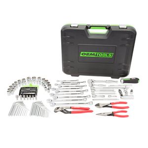OEMTOOLS 121 Piece Mechanic s Tool Set, Vehicle Tool Kit Set, for Automotive and DIY Home Projects