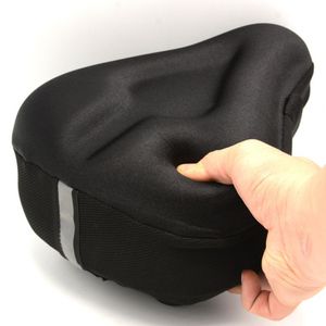 Bike Saddles MTB Mountain Saddle Cover Pad Cushion Silicone Bicycle Seat Cycling Thickened Comfort 230614