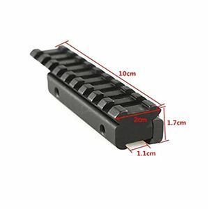 Tactical Dovetail Scope Extend Mount 11mm to 20mm Picatinny Weaver Rail Adapter Fits dovetail 11mm rail2843068279P