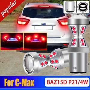 新しい2xキャンバスエラーなしP21/4W 566 LEDテールブレーキ電球BAZ15D Ford C-Max 2007 2009 2009 2010 2011 2012 2013 2013 2014 2015 2015