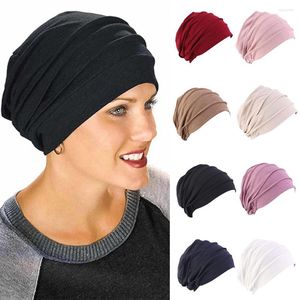 Etnik Giysiler 2023 Moda Müslüman Hicam Türban Beanie Cap Kadın Yumuşak Pamuk Bonnet Kafa Sarısı Kış Sıcak Yüksek Kaliteli Şapka