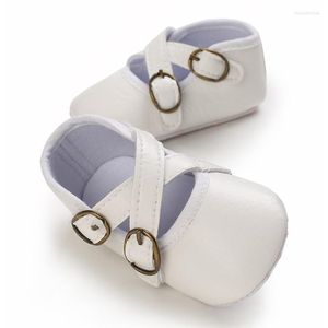 ファーストウォーカーwtite baby princess Shoes Infant Bow Garden Versatile Non-Slip Rubber Soft Sole Sole Flat Pu Walker Born Manor Style