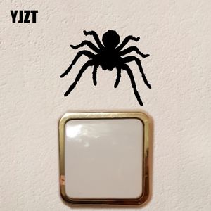 Adesivos YJZT Spider Interruptor de parede Decoração do quarto Vinil Decalque Art Creative S19-0275