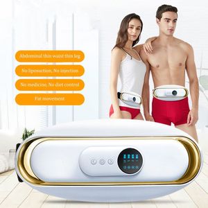 Kärnbuktränare Electric Thin Belt Slant Machine Ems Losing Weight Belly Cellulite Fat Burning Abdominal Muscle Trainer Fitness Body Massager 230613