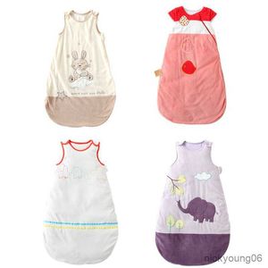 Sacchi a pelo Warm Baby Quilt Cotton Bag Cerniera per bambini Newborn Swaddle Wrap Bedding Set R230614