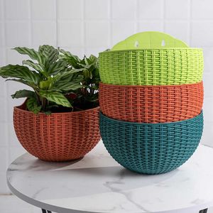 Planters krukor blomma väggblomma krukor växt tillbehör trädgård dekoration utomhus växt 2023 ny R230614