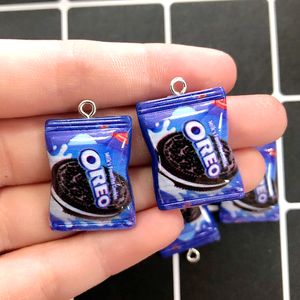 Charms Resin Flatback Chocolate Biscuit Earring Simated Snacks Diy Crafts Phone Case Embellishment Bead Jewlery Make D94 Drop Deliver Smtp1