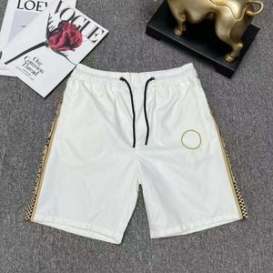 Summer Mash Mens Shorts Białe boczne paski szorty Projektant luźne mężczyzn spodnie plażowe spodnie szorty swobodne menu spodnie gimnastyczne spodnie sportowe kolana