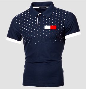 2023 uomini nuova camicia di polo degli uomini di marca di alta qualità LOGO maglietta del progettista del mens manica corta estate cotone casual Polo Mens