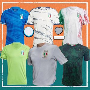 23/24 Italia CHIESA Soccer Jerseys 2023 Italy 125th RASPADORI VERRATTI BARELLA DONNARUMMA Shirt TOTTI LORENZO POLITANO ZANIOLO MIRETTI Football uniform