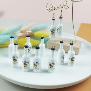 Charms Coconut Tree Bottle Alcohol Resin Earring Keychain Jewlery Findings Phone Case Diy Drop Delivery Smtqf