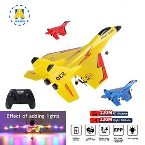 ElectricRC Aircraft MiG-530 RC Foam Aircraft with 720p Camera Radio Control Glider Remote Control Fighter Plane Glider AirplaneToys for Children 230613