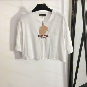 女性デザイナーTシャツ愛好家ホットダイヤモンド半袖Tシャツを愛する