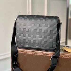 10a äkta läder designer män väska distrikt pm handväskor kvinnor axel väska crossbody väska portfölj väska messenger tote väska ryggsäck 25 cm med originalbox n42711