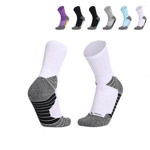 Sports Socks County Elite Basketbol Erkekleri Kalınlaştırılmış Terry Slip Anti-Slip Emilim Güçlendirilmiş Gerçek Savaş