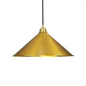 Pendant Lamps Modern Copper Chandelier Brass Lamp Nordic Creative Bar Restaurant Table Hanging Retro Loft Industrial Lighting